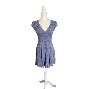 Denim & Supply Ralph Lauren Blue Floral Cutout Dress – Size 4